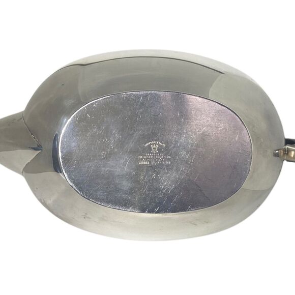 Viners of Sheffield Alpha Tea Pot Silver Plated 1.3 qt Vintage England - Picture 11 of 11